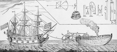 ジョナサンハルススチームタグボート、1736年、1904年 作： Unbekannt