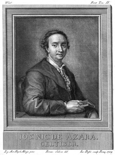 ホセニコラデアザラ1731-1804、スペインの外交官、芸術と文学の守護者、1784 作： Unbekannt
