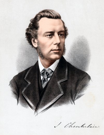 ジョセフチェンバレン、イギリスの政治家、c1880。 作： Unbekannt