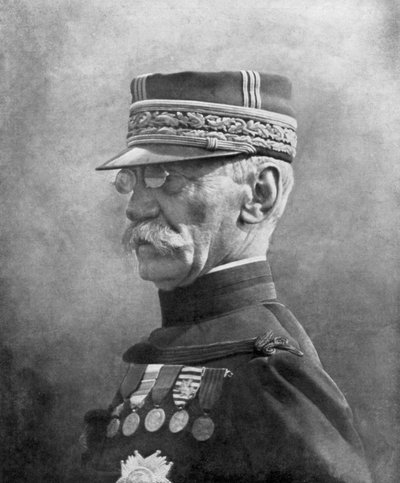 ジョセフ・ガリエニ、フランス第一次世界大戦将軍、1914年9月2日 作： Unbekannt