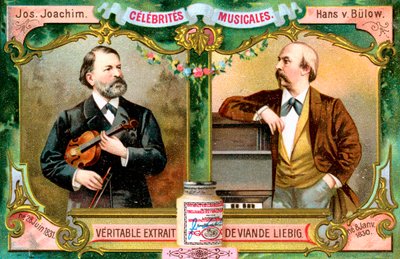 ジョセフヨアヒムとハンスフォンブロウ、c1900 作： Unbekannt