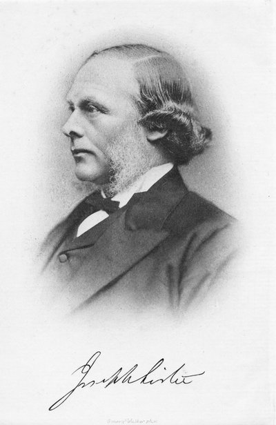 ジョセフリスター、英国の外科医であり、消毒手術のパイオニア、c1877 作： Unbekannt