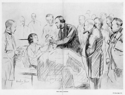 グラスゴー王立診療所の病棟でイギリスの外科医であったジョセフ・リスター、c1867 1927 作： Unbekannt