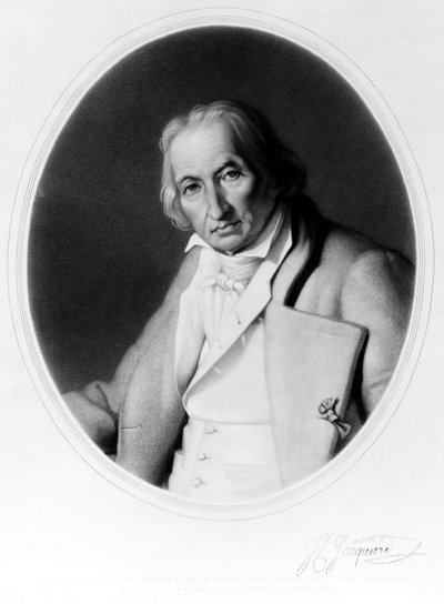 ジョセフ・マリー・ジャカール（ジャカード織機を発明したフランス人）1840年頃 作： Unbekannt