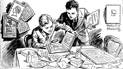 切手収集の喜び、1937 作： Unbekannt