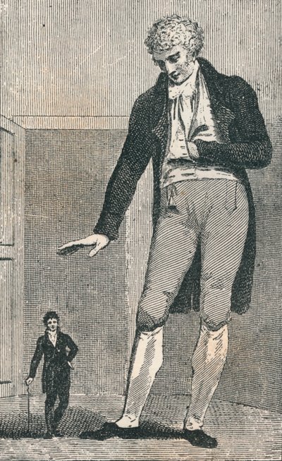 Jozef Boruwlaski 1739-1837およびPatrick Cotter OBrien 1760-1806、c1780 1894 作： Unbekannt