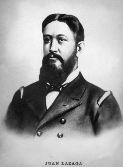 フアン・ラザガ1845-1898、スペイン-アメリカ戦争中のスペイン海軍大尉、c1910 作： Unbekannt
