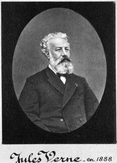 ジュールヴェルヌ、フランスの冒険とSF作家、1888年 作： Unbekannt