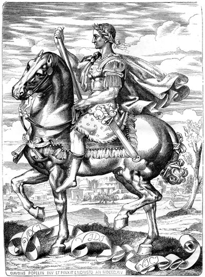 ジュリアスシーザー、ローマの将軍と政治家、紀元前1世紀1882-1884 作： Unbekannt