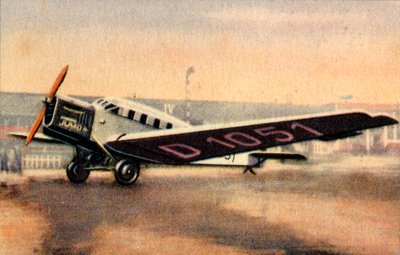 ユンカースG 24ディーゼル旅客機、1920年代、1932年。 作： Unbekannt