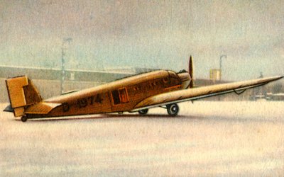 ユンカースJu 52機、1932年。 作： Unbekannt