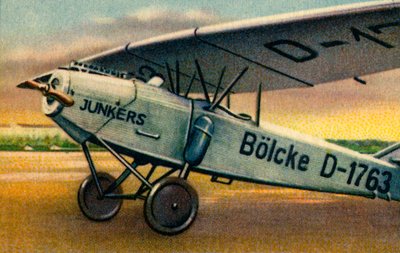ユンカースT 26E飛行機、1920年代、1932年。 作： Unbekannt