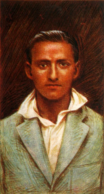 KS Duleepsinhji Cambridge University and Sussex、1928。 作： Unbekannt