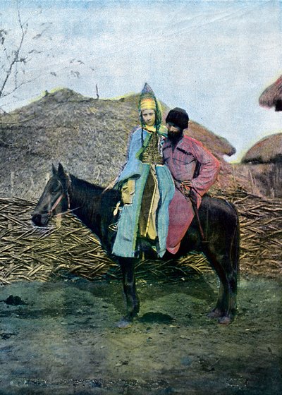 旅のカバルディン夫婦、c1890 作： Unbekannt