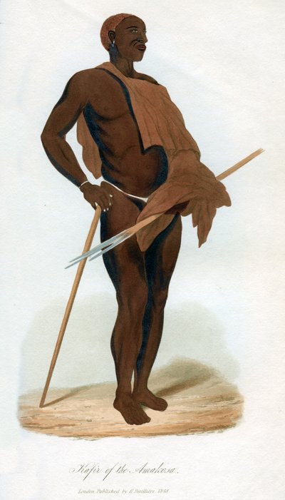 アマコサのカフィール、1848 作： Unbekannt