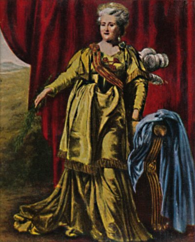 ロシアのエカテリーナ2世1729〜1796年。 -Lewitzkyによる絵画、1934年。 作： Unbekannt