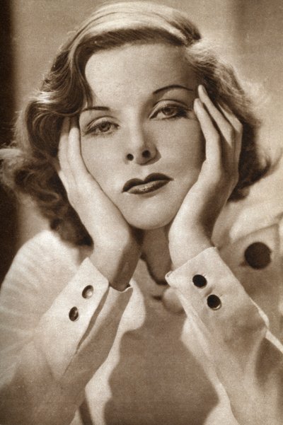 キャサリンヘップバーン、アメリカの女優、1933 作： Unbekannt