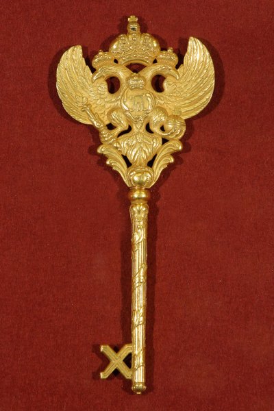 18世紀後半のロシア帝国裁判所のチェンバレンの鍵 作： Unbekannt