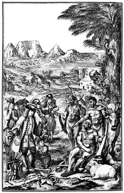 Khoikhois物々交換牛、南アフリカ、1931 作： Unbekannt