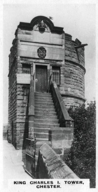 チャールズ1世タワー、チェスター、c1920s 作： Unbekannt