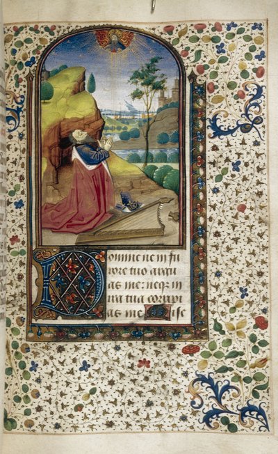 祈りの書、1450-1499年のダビデ王 作： Unbekannt