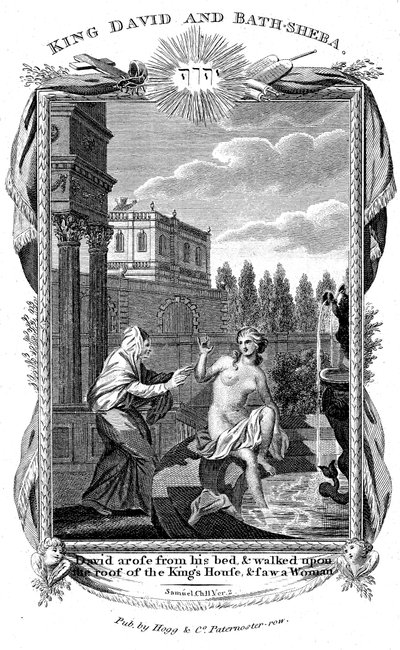 バビシェバ、c1804を見下ろすダビデ王 作： Unbekannt