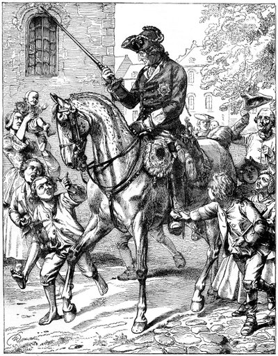プロイセンのフレデリック2世1712-1786年、19世紀 作： Unbekannt