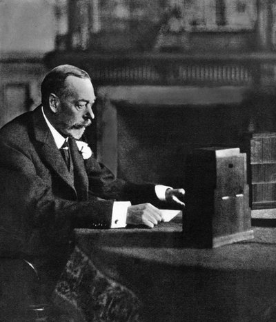 ジョージ5世がサンドリンガムのクリスマスの日に帝国に放送する1935 作： Unbekannt