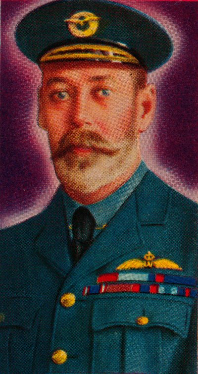 王室空軍の首長の制服を着たジョージ5世、1935年 作： Unbekannt