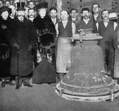 ウェストミンスター寺院の勝利の鐘とジョージ王、c1910s-c1920s 1936 作： Unbekannt