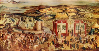 ヘンリー8世。会う...フランシス......金の布の野原、1520、c1930。 作： Unbekannt