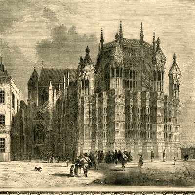 ヘンリー7世のチャペル、1881年。 作： Unbekannt