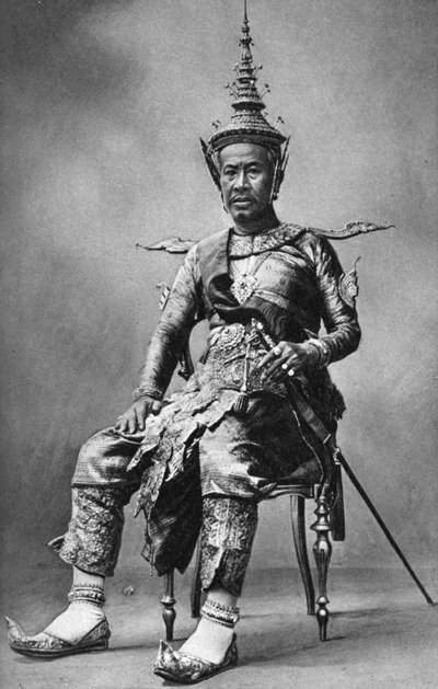 カンボジアのシソワット王、1922年 作： Unbekannt