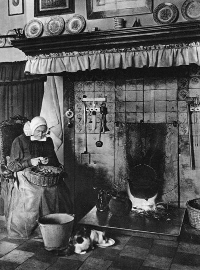 1つのキッチンとリビングルーム、Twente、オランダ、c1934 作： Unbekannt