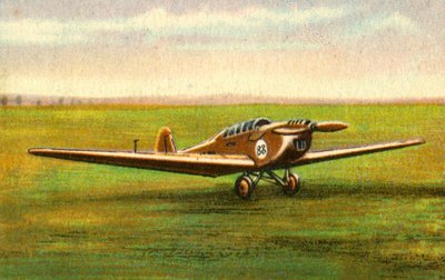 クレムL 25 E飛行機、1932年。 作： Unbekannt