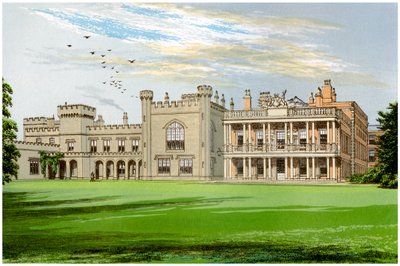 ダービー伯爵の本拠地、ランカシャー、ノーズリーホール、c1880 作： Unbekannt