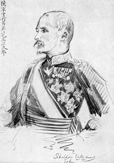 児玉源太郎、日本兵、政治家、日露戦争、1904-5 作： Unbekannt