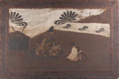 くすのき 正成 ビッヂンｇ ファレウェッｌ と 費ｓ 村 政連、 １９ｔｈ 線つｒｙ。 作： Unbekannt