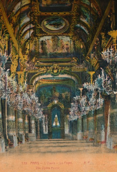 ロペラガルニエ-ホワイエ、パリ、c1920 作： Unbekannt