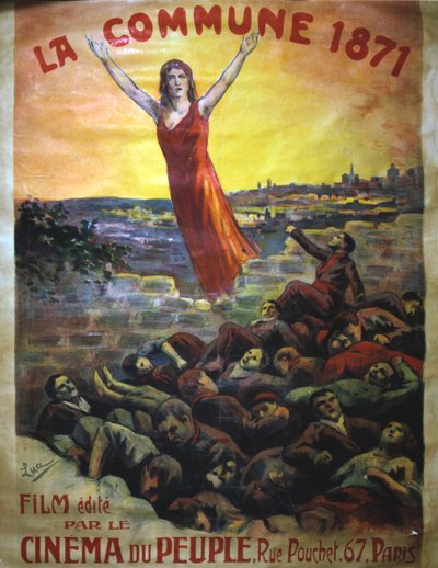 ラコミューン1871、映画ポスター 作： Unbekannt