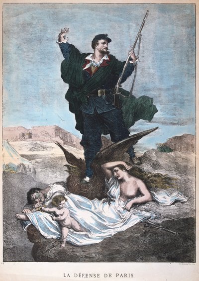 ラデファンスドパリ、日仏戦争、1870年から1871年。 作： Unbekannt