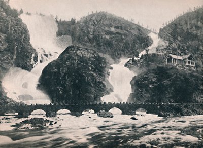Laatefos、Hardanger、1914。 作： Unbekannt