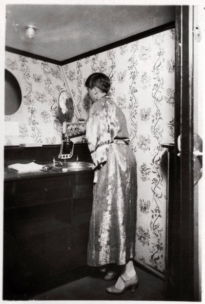 女性用トイレ、ツェッペリンLZ 127グラフツェッペリン、1933 作： Unbekannt