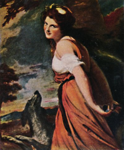 レディハミルトン1761-1815。 -ロムニーによる絵画、1934年。 作： Unbekannt