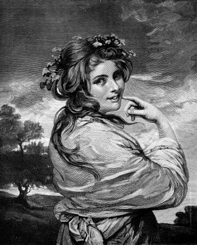 自然としてのハミルトン夫人、c1783-1784 1900 作： Unbekannt