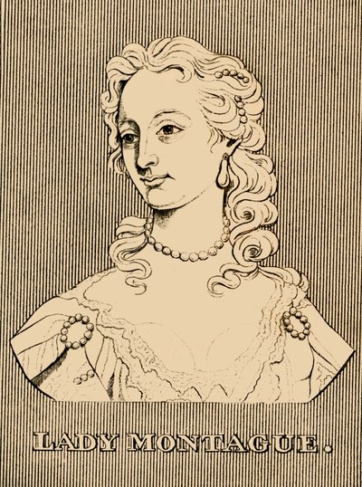 モンタギュー夫人、1689〜1762年、1830年。 作： Unbekannt