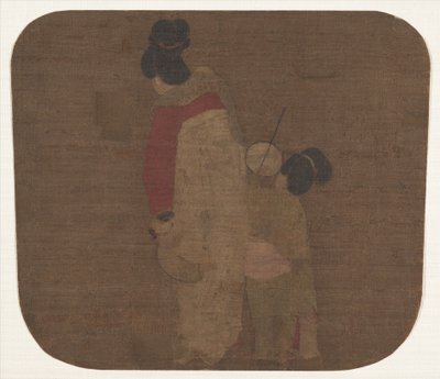 女性と子供。 作： Unbekannt