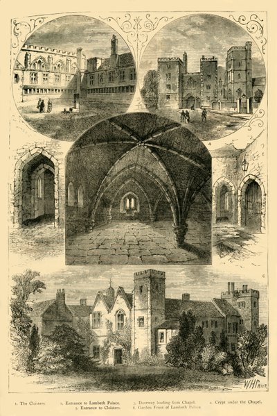 ランベス宮殿、1878年。 作： Unbekannt
