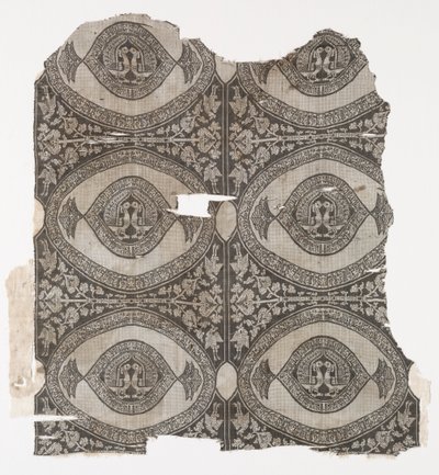向かい合う孔雀のいるランパース、1660〜1955年。 作： Unbekannt