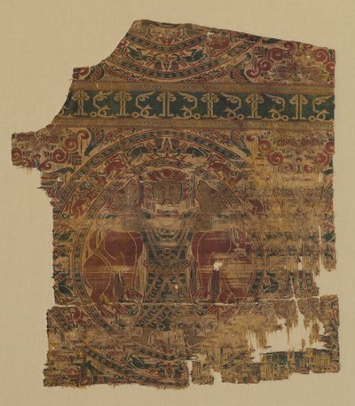 セントバーナードカルボのダルマティック作家、1200-1243年のライオン絞殺者のランパース。 作： Unbekannt